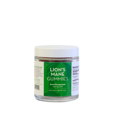 30 Sweet Pomegranate Lion's Mane Gummies