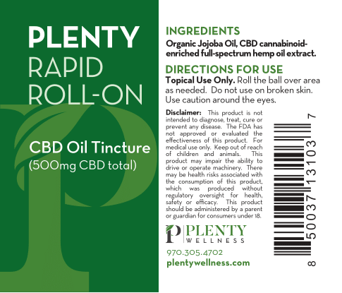 Plenty Rapid Roll-On 500mg