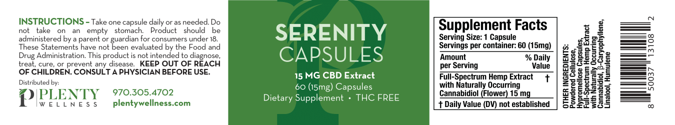 Serenity Capsules
